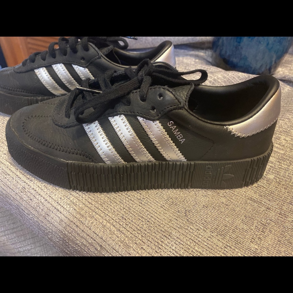 Adidas Originals Sambarose Core Black Silver Metallic